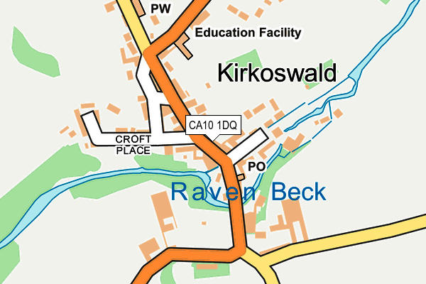 CA10 1DQ map - OS OpenMap – Local (Ordnance Survey)