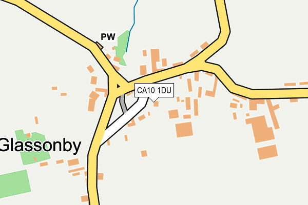 CA10 1DU map - OS OpenMap – Local (Ordnance Survey)