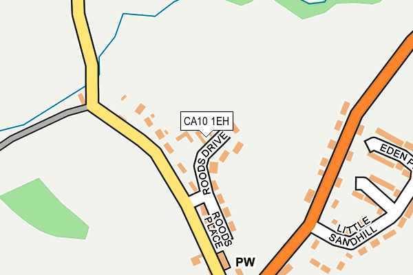 CA10 1EH map - OS OpenMap – Local (Ordnance Survey)