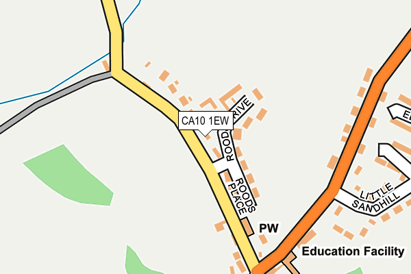 CA10 1EW map - OS OpenMap – Local (Ordnance Survey)