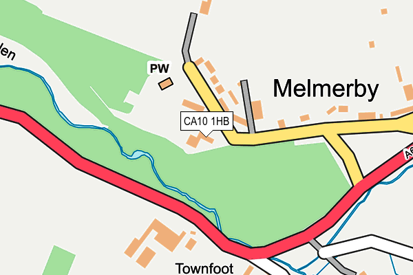 CA10 1HB map - OS OpenMap – Local (Ordnance Survey)