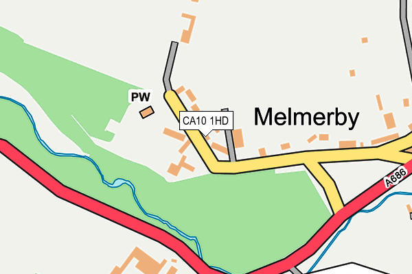 CA10 1HD map - OS OpenMap – Local (Ordnance Survey)