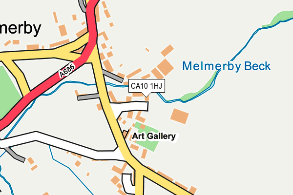 CA10 1HJ map - OS OpenMap – Local (Ordnance Survey)