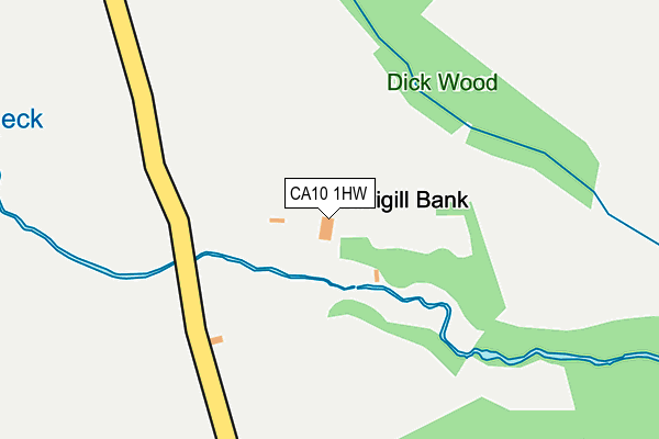 CA10 1HW map - OS OpenMap – Local (Ordnance Survey)