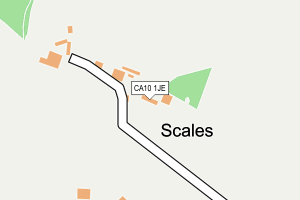 CA10 1JE map - OS OpenMap – Local (Ordnance Survey)