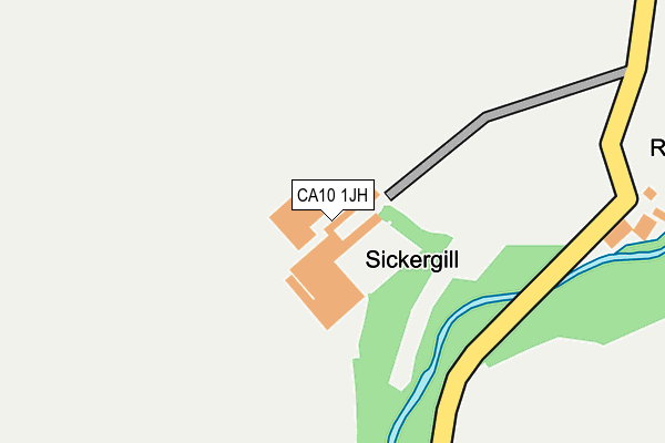 CA10 1JH map - OS OpenMap – Local (Ordnance Survey)