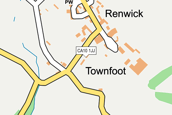 CA10 1JJ map - OS OpenMap – Local (Ordnance Survey)