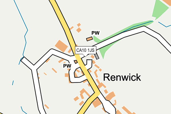 CA10 1JS map - OS OpenMap – Local (Ordnance Survey)