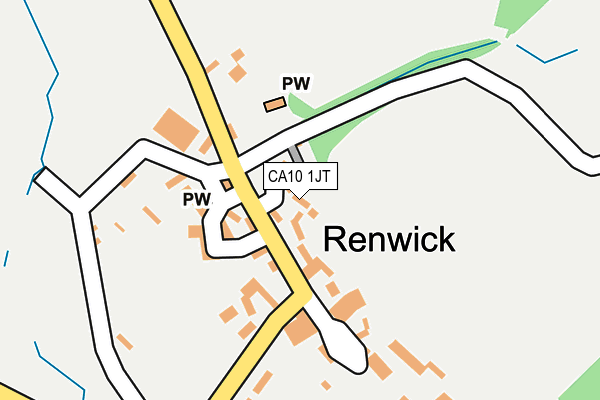 CA10 1JT map - OS OpenMap – Local (Ordnance Survey)