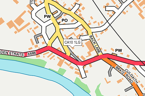 CA10 1LG map - OS OpenMap – Local (Ordnance Survey)