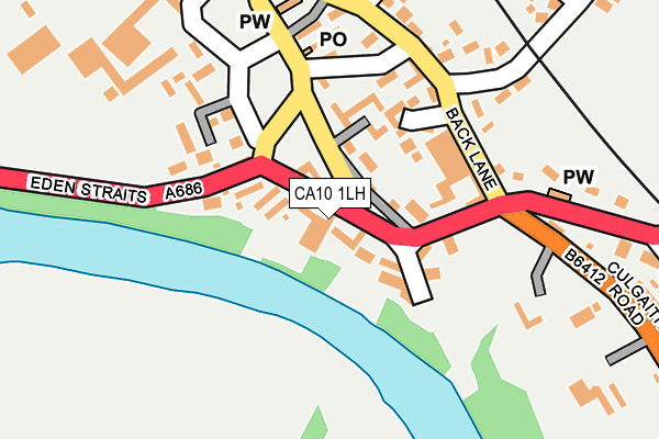 CA10 1LH map - OS OpenMap – Local (Ordnance Survey)