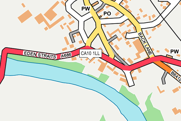 CA10 1LL map - OS OpenMap – Local (Ordnance Survey)