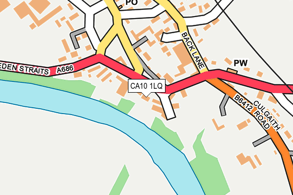 CA10 1LQ map - OS OpenMap – Local (Ordnance Survey)