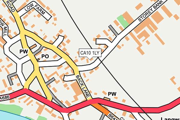 CA10 1LY map - OS OpenMap – Local (Ordnance Survey)