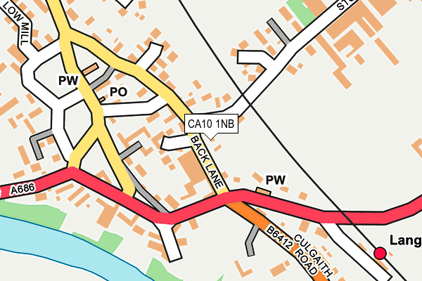 CA10 1NB map - OS OpenMap – Local (Ordnance Survey)