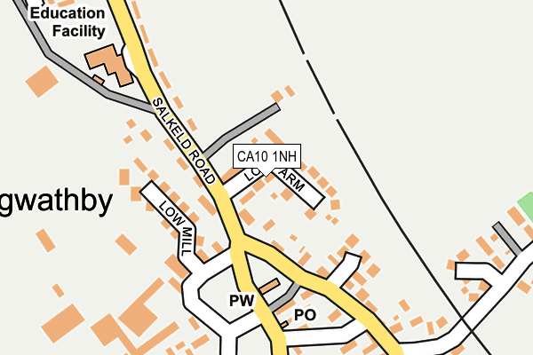 CA10 1NH map - OS OpenMap – Local (Ordnance Survey)