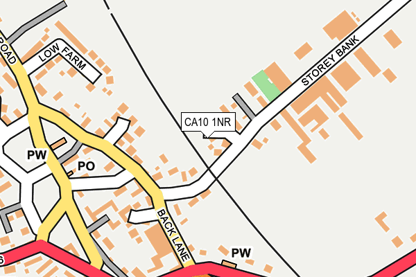 CA10 1NR map - OS OpenMap – Local (Ordnance Survey)