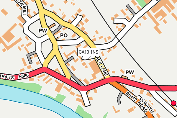 CA10 1NS map - OS OpenMap – Local (Ordnance Survey)