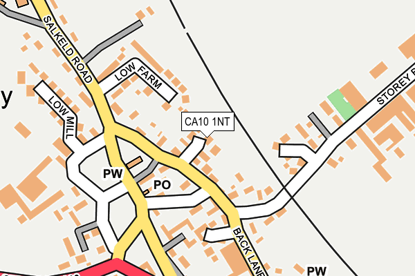 CA10 1NT map - OS OpenMap – Local (Ordnance Survey)