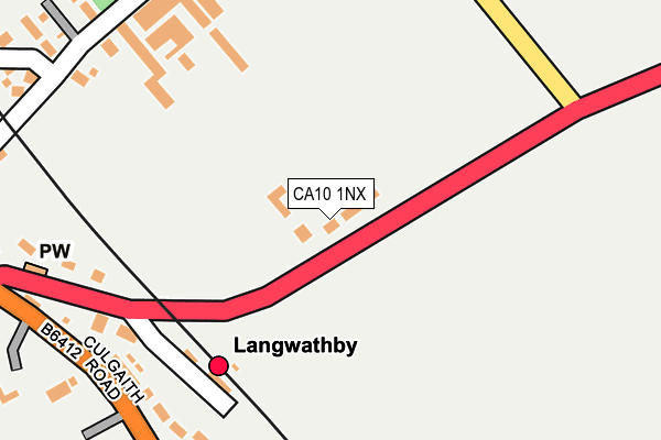 CA10 1NX map - OS OpenMap – Local (Ordnance Survey)