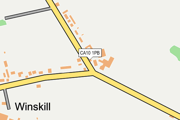 CA10 1PB map - OS OpenMap – Local (Ordnance Survey)