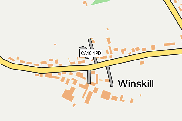 CA10 1PD map - OS OpenMap – Local (Ordnance Survey)