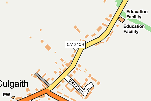 CA10 1QH map - OS OpenMap – Local (Ordnance Survey)