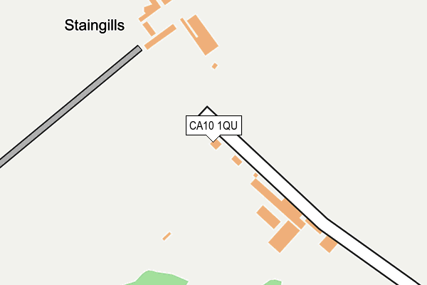CA10 1QU map - OS OpenMap – Local (Ordnance Survey)