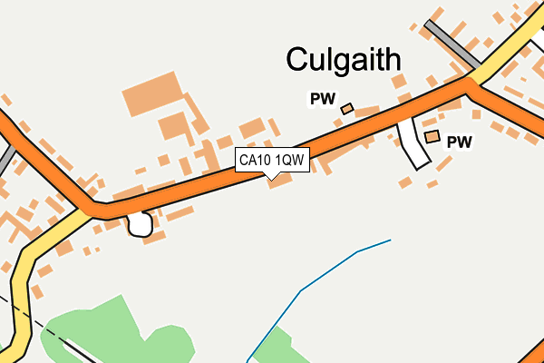 CA10 1QW map - OS OpenMap – Local (Ordnance Survey)