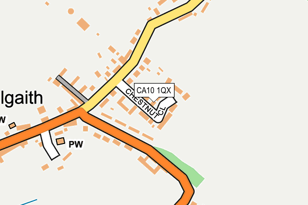 CA10 1QX map - OS OpenMap – Local (Ordnance Survey)