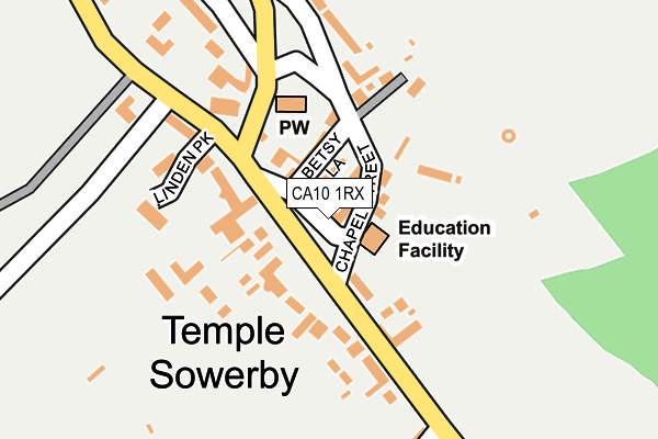 CA10 1RX map - OS OpenMap – Local (Ordnance Survey)
