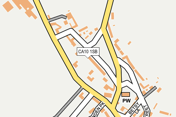 CA10 1SB map - OS OpenMap – Local (Ordnance Survey)