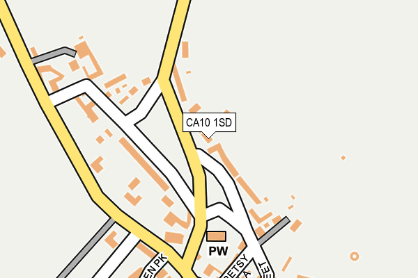 CA10 1SD map - OS OpenMap – Local (Ordnance Survey)