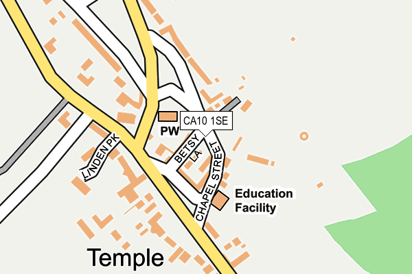 CA10 1SE map - OS OpenMap – Local (Ordnance Survey)