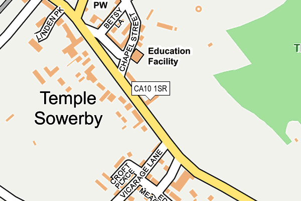 CA10 1SR map - OS OpenMap – Local (Ordnance Survey)