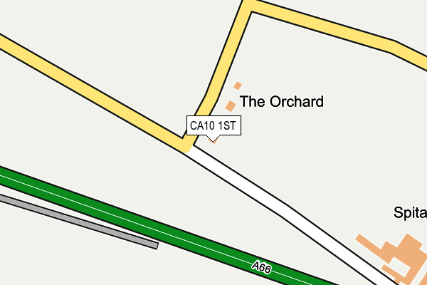 CA10 1ST map - OS OpenMap – Local (Ordnance Survey)