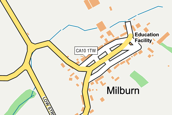 CA10 1TW map - OS OpenMap – Local (Ordnance Survey)