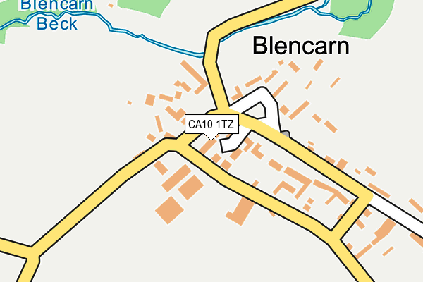 CA10 1TZ map - OS OpenMap – Local (Ordnance Survey)