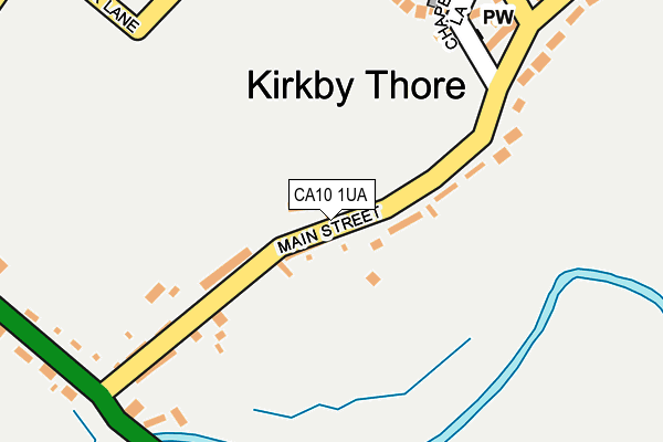 CA10 1UA map - OS OpenMap – Local (Ordnance Survey)