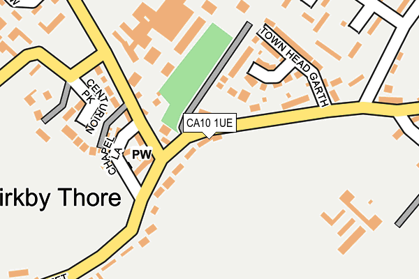 CA10 1UE map - OS OpenMap – Local (Ordnance Survey)