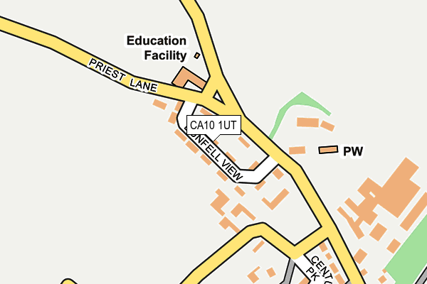 CA10 1UT map - OS OpenMap – Local (Ordnance Survey)