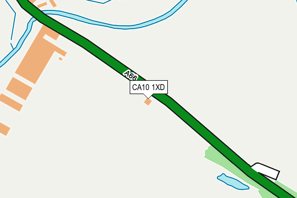 CA10 1XD map - OS OpenMap – Local (Ordnance Survey)