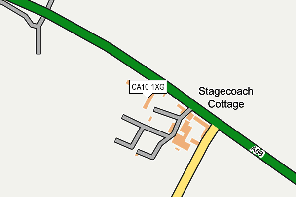 CA10 1XG map - OS OpenMap – Local (Ordnance Survey)