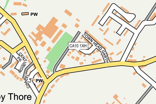 CA10 1XH map - OS OpenMap – Local (Ordnance Survey)