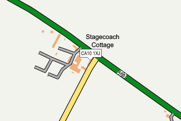 CA10 1XJ map - OS OpenMap – Local (Ordnance Survey)