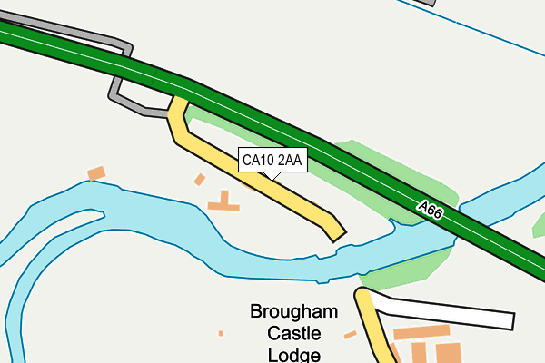 CA10 2AA map - OS OpenMap – Local (Ordnance Survey)