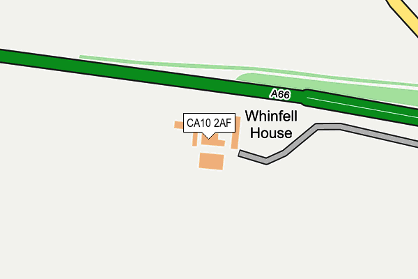 CA10 2AF map - OS OpenMap – Local (Ordnance Survey)