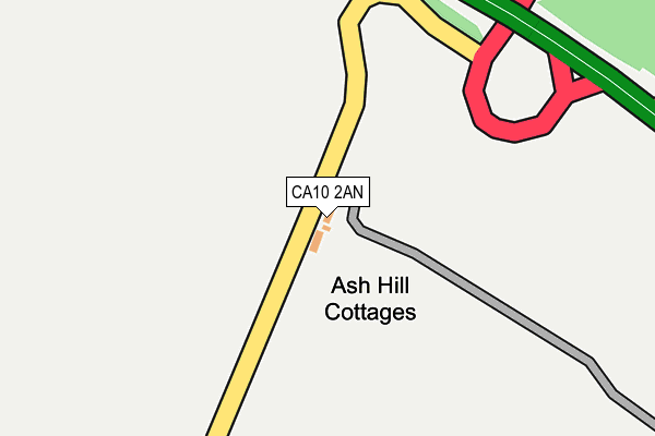 CA10 2AN map - OS OpenMap – Local (Ordnance Survey)