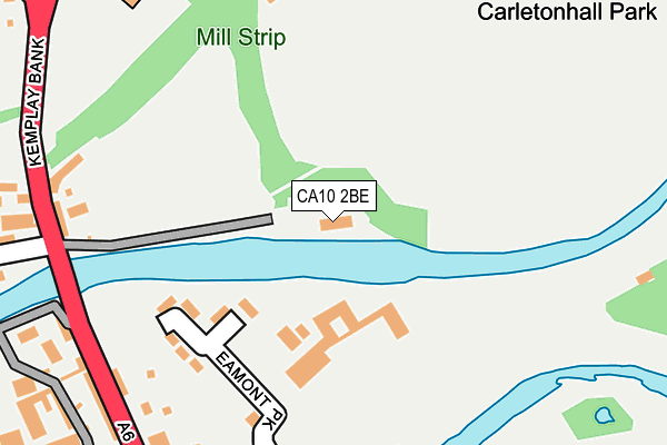 CA10 2BE map - OS OpenMap – Local (Ordnance Survey)