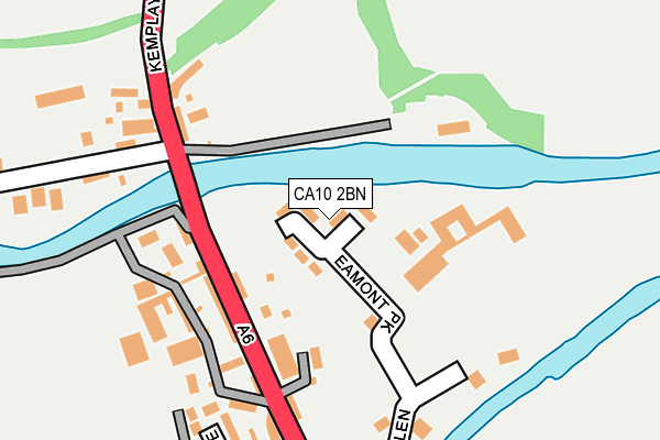 CA10 2BN map - OS OpenMap – Local (Ordnance Survey)
